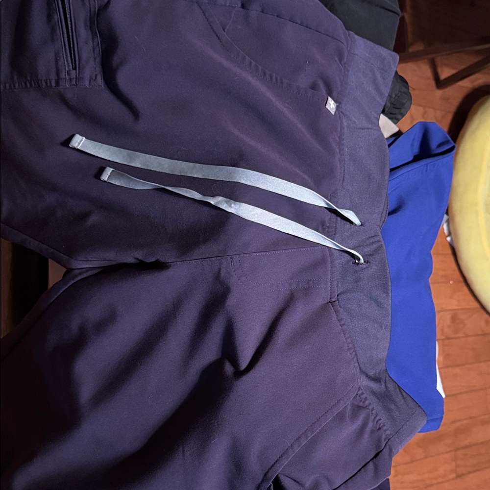 Figs Technical Collection Pants in Dark Purple